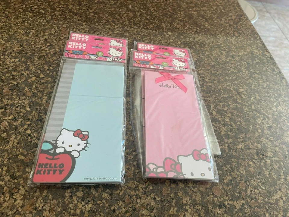 Hello Kitty Pink Magnetic List Pad 60 Sheets (LOT OF 2) - Image 1 of 1