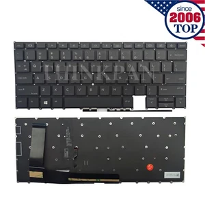 New US Backlit Black Keyboard for HP EliteBook x360 1030 G7 1030 G8 - Afbeelding 1 van 9