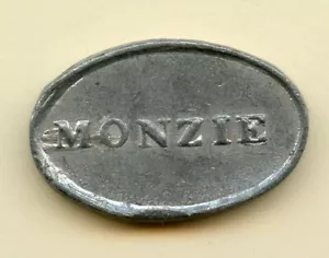 MONZIE PERTHSHIRE SCOTTISH COMMUNION CHURCH TOKEN 1838 - Picture 1 of 2