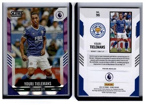 21/22 Puntuación Premier League Láseres Púrpura #96 Youri Tielemans Leicester City/15 - Imagen 1 de 1