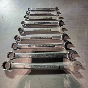 Craftsman VV Combination Wrench Set SAE 9-Piece 12 Pt 44691-44699 (1/4"-11/16") - Picture 1 of 10