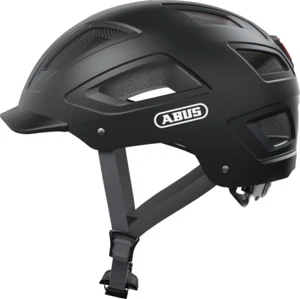 Fahrradhelm mit LED Rücklicht ABUS Hyban 2.0 Schwarz XL 58 bis 63 cm - Picture 1 of 5