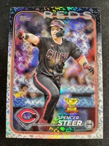 Spencer Steer All-Star Game Logo Variation HOLO Foil 2024 Topps ASG SP Reds - Picture 1 of 2