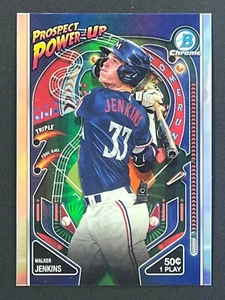 WALKER JENKINS 2024 Bowman Prospect Power Up #PP-1 Minnesota Twins - Picture 1 of 2