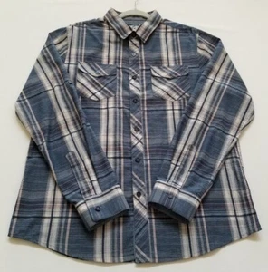 Eighty Eight Button Up Shirt Men’s Large L Multicolor Plaid Long Sleeve Pockets - Picture 1 of 10