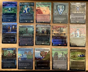 Juego de 16 cartas Magic The Gathering Fallout Rainbow Foil Secret Lair casi nuevo - Imagen 1 de 12