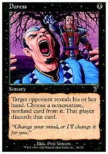 4x Duress ~ Heavily Played 7th Edition Seventh MTG Magic x4 4 UltimateMTG Playse