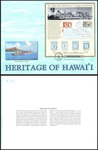 2002 Hawaiian Missionary Stamps Sc 3694 sheet of 4 FDC with Fleetwood cachet - Picture 1 of 1