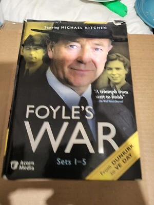 FOYLE'S WAR dvd sets seasons 1-5 Acorn Media boxed set 19 discs 32 hours - Image 1 of 4