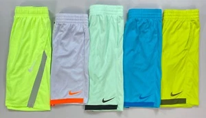 Boy's Nike Standard Fit Pindot Mesh Dri-Fit Dry Training Shorts - Picture 1 of 7