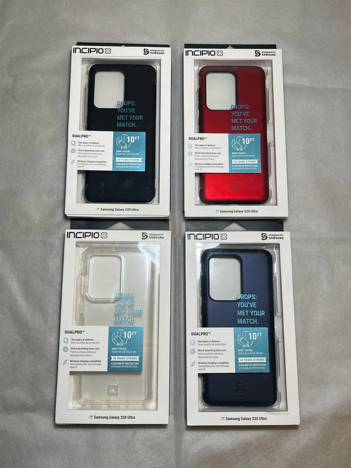 Incipio DualPro Case for Samsung Galaxy S20 Ultra/S20 Ultra 5G- Multiple Colors! - Image 1 of 1