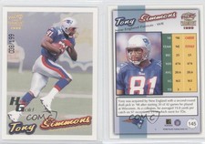 1999 Pacific Paramount Holo-Gold /199 Tony Simmons #145