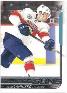 JUHO LAMMIKKO 2018-19 Upper Deck YOUNG GUNS Rookie Card RC #485