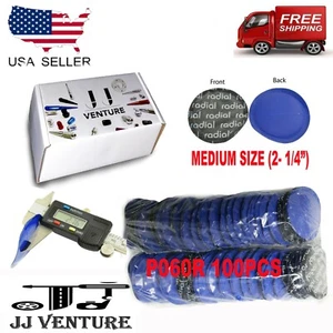 1000 Pc Medium Size (2-1/4") Repair Tire Patch Round Radial with Superior High - Picture 1 of 5