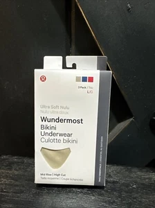 Lululemon Wundermost Bikini 3 pack Multicolor Underwear Women’s Size L - NIB - Picture 1 of 4