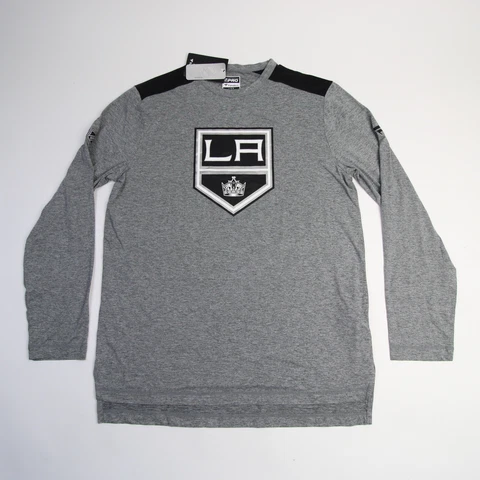 Los Angeles Kings Fanatics NHL Pro Authentics Long Sleeve Shirt Men's New Cover