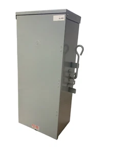 GE 200 AMP MANUAL EMERGENCY POWER TRANSFER SWITCH 240V DOUBLE THROW (TC10324R)2P - Picture 1 of 4