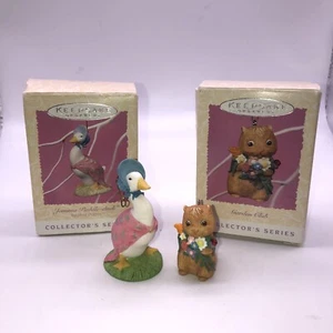 Hallmark Adornos de Pascua Jemima Puddle Duck & Garden Club Beatrix Potter 1997 - Imagen 1 de 11
