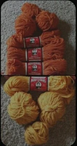 Tante Lydias Vintage schweres Teppichgarn, Herbstfarben, 4 Knäuel 8 Knäuel, 70 Yards/Knäuel - Bild 1 von 8