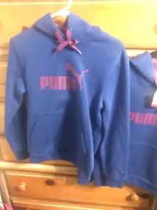 Brand New Puma Athletic Hoodie w/Pocket Sleeve Mazarine Blue Women’s Sz. XS - Picture 1 of 5
