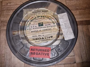Gerry Anderson's UFO Original Empty ITC Film Can Episode Negative 35mm Film QoP - Bild 1 von 3