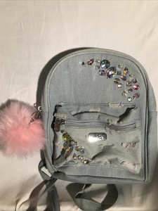 justice denim backpack