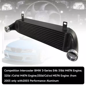 Intercooler For BMW E46 318d M47N 320d /Cd/td M47N 330d/Cd/xd M57N 2003+ Black - Picture 1 of 11