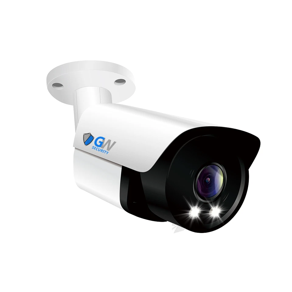 8MP 2160p UHD 4K Two Way Audio Fulltime Color IP PoE Security Camera GW8028IP - Image 1 of 4