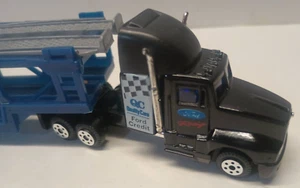 Vintage HO Scale Ford Racing QC Credit Transport Semi Truck & Trailer Diecast - Bild 1 von 10