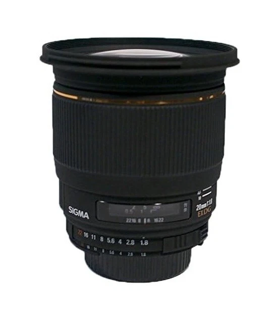 SIGMA Single Focus Wide Angle Lens 20mm F1.8 EX DG ASPHERICAL RF for Nikon - Image 1 of 1