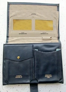 1980-2000 JAGUAR XJS XJ-S XJ XK OWNERS MANUAL PORTFOLIO COVER BLUE JAGUAR LEAPER - Picture 1 of 3