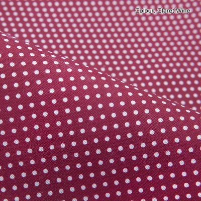 Tela tejida con estampado de lunares, patrón manchado y proyecto artesanal 100 % algodón VOILE Foto 1 de 4