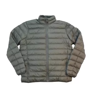 Eddie Bauer Herren Gr. Medium Jacke Daunen Packbar Leicht Grün/Schokolade - Bild 1 von 17
