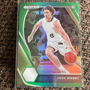 Josh Giddey 2021-22 Panini Prizm Draft Picks Green Prizm Rookie Card #17 - Picture 1 of 12
