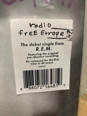 R.E.M. Radio Free Europe limited 7" vinyl HIB-TONE REISSUE craft rem FREE SHIP - Image 1 of 4