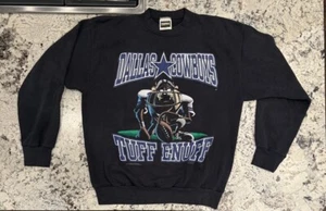 Vintage 1994 Dallas Cowboys NFL TAZ Sweatshirt Youth Large 14-16 Adult Medium - Picture 1 of 6