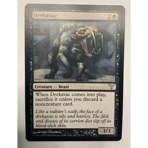 MTG Magic The Gathering Drekavac Creature Beast Card 47/180 Black Dissension - Picture 1 of 2