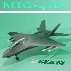 1/144 Russian MiG 41D Fighter Aircraft Unpainted Model Toy Collrction 3D Printed - Picture 1 of 5