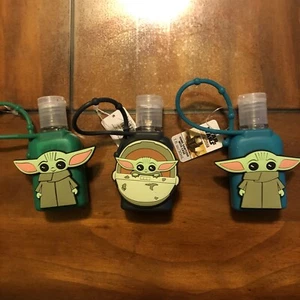 3 Disney Star Wars Hand Sanitation Mandalorian Baby Yoda 3 bottles 1 FL oz each - Picture 1 of 8