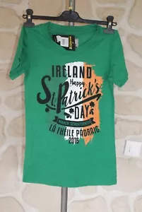 Tee shirt Irland vert neuf taille XS marque Irish Connexxion étiqueté à 17,95€ - Imagen 1 de 2