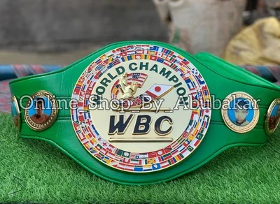 CINTURÓN TÍTULO RÉPLICA CAMPEONATO DE BOXEO CMB 2MM LATÓN Foto 1 de 4