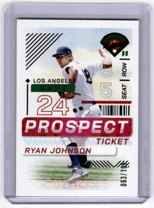 2024 Panini Prospect Edition /199 Ryan Johnson Los Angeles Angels #110 - Picture 1 of 2