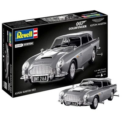 Revell James 07746 Bond 007 Aston Martin DB5 Click 1:24 Model Kit - Image 1 of 4