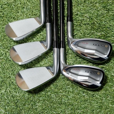◼️5pcs◼️ EPON AF-707 Iron Set 5clubs 7-9,P,A Shaft Raune i60 Flex Regular Used - Image 1 of 4