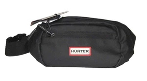 HUNTER Cross Body Style Bum Fanny Waist Bag Fanny Pack Laggan Black Zip Top - Picture 1 of 2