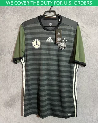 Camisa de futebol alemã autêntica Jersey Away 2016 - 2017 Adidas masculina tamanho 8 | G - Imagem 1 de 4