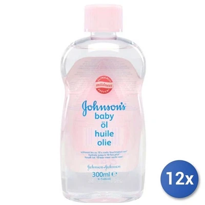 12x Bundle Johnson's Baby 300 Ml. Oil Pink Foto 1 de 3
