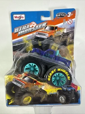 Maisto's 2024 Die-Cast Metal Dirt Monster w/ Giant Wheels - Image 1 of 4