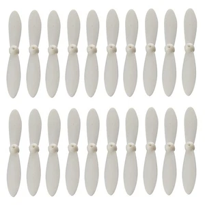 20pcs Hélices Hélices Pour Vis à Air Pour Cheerson CX 10 Mini Drone Blanc - Imagen 1 de 4