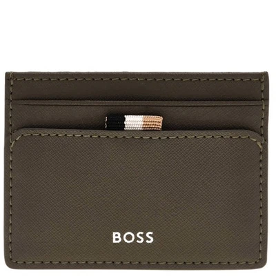 Estuche para tarjetas de cuero con logotipo en relieve Hugo Boss 50498629-361 Foto 1 de 4